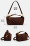 Women's Archel Suede Clutch Bag Bitter Brown - 7