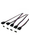5pcs Male 5pcs 15CM 4Pin Connector Cable Male Female No Need Soldering Quick Wire for 4PIN 10MM RGB - 7