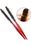 3 BRUSH SET Hair Dryer Round Brush-Wooden -Roller Brush -Nylon Bristles Hair Styling Brush Comb