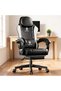 Dowinx Ergonomic Adjustable Gaming Chair With High Back Leather Ideal For Home And Office - White