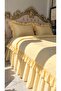 Double Size 160X200Cm Fitted Sheet with Ruffled Skirt,2 Ruffled Pillowcases and Ruffled Duvet Cover - 3