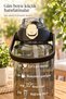3-Piece Motivational Water Bottle Sports Water Bottle 2000+900+500ml Water Bottle with Sticker and Straw - 3
