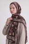 Pomegranate Patterned Royal Shawl Camel - 2