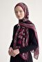 Pomegranate Patterned Royal Shawl Plum - 2