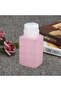 2 Pcs Portable Push Down Pump Dispenser Bottles,Refillable Liquid Containers for Nail Polish and Makeup Remover,Square Pink - 6