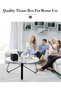 Modern PU Square Tissue Box Cover,2 Pieces,Decorative Organizer for Bathroom,Office and Car,5x5x5 Inches - 6