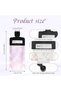 Travel Size Containers,4 Pack Leak Proof Squeeze Pouches,90ml Refillable Toiletries Bags for Shampoo and Lotion - 2