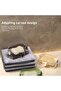 Drainable Silicone Soap Dish,Non-Slip Bar Soap Holder for Bathroom,Yellow - 3