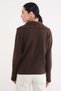 Half Buttoned Baby Collar Knit Sweater - 8