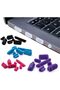 Silicone USB Port Anti-Dust Plug Kit,Universal Port Covers for Desktop PC and Laptops,13 Pieces - 6
