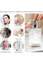Yelajoy 2-Piece Square Soap Dispenser Set,400ml Clear Plastic Liquid Hand Soap Pump for Bathroom and Kitchen - 6