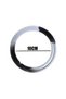 Round Acrylic Bag Handle Black White - 2