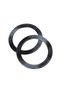 Round Acrylic Bag Handle Black White