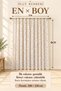 Linen Textured Tulle Curtain with Colorful Ruffle Detail, 1/3 Dense Pleats, Wrinkle-Resistant, No Ironing Needed, Suitable for Any Room - 4