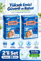 Adult Diapers - Soft Textile Surface High Absorbency with Wetness Indicator Medium 10 Pieces 2 Packs