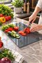 Glass Cutting Board Smoked 8mm Ultra Thick |   Tempered Shatter-Resistant |   Glass Cutting Board |   25cm X 35cm - 2