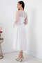 Midi Evening Gown with Ruffled Sleeves 13345 - 7