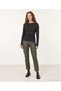 Regular Kayık Collar Long Sleeve T-Shirt