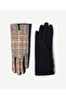 Houndstooth Patterned Fabric Gloves - 2