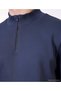Regular Stand Collar Long Sleeve Sweatshirt - 5