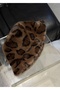 Soft Fur Leopard Print Hat - 3