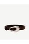 Buckle Detailed Leather Belt