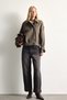 Regular Fit Double Button Belted Short Cashmere Coat H3961Ax26Wn - 2
