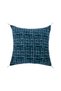 Square Polka Dot Patterned Velvet Pillow with Tassels (45X45 cm)