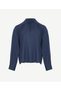Shirring Detailed Stand Collar Blouse - 6