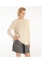 Glitter Knitted Sweater with Crew Neck