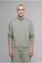 Boxy Fit High Collar Scuba Fabric Long Sleeve Basic Sweatshirt E9363Ax26Au - 2