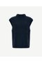 Regular Half Turtleneck Sleeveless Sleeve Sweater - 5