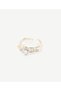 Natural Stone Detailed Adjustable Ring - 2