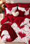 Double-Sided Double Duvet Cover Set with Elastic Sheets Big Love