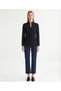 Fitted High Collar Long Sleeve Jacket