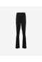 Glittery Wide Leg Trousers with Front Stitching - 4