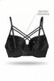 Silicone Supported Micro Cross Double String Bra - 3