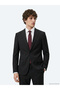 Anthracite Straight Modern Fit Wool Blended Suit - 3