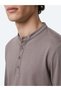 Gray Plain T-Shirt - 4