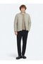 Mink Regular Fit Stand Collar Casual Woven Coat - 2