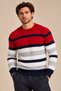 Crew Neck Color Blocked Men's Sweater (E23-6710) - 2