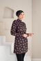 Patterned Lycra Tights Full Covered Hijab Swimsuit 1234 - 2