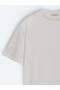 Stone Plain 100% Cotton T-Shirt - 4