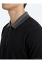 Black Plain 100% Cotton T-Shirt - 3