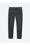 Anthracite Slim Fit Denim Cotton Blended Trousers - 5