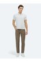 White Patterned Polo Neck Cotton Blend T-Shirt - 2
