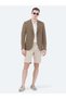 Mink Plain Modern Fit Jacket - 2