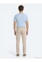 Beige Woven Jogging Fit Casual Cotton Blended Pants - 5