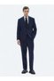 Indigo Plain Comfort Fit Wool Blend Suit - 3