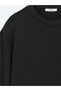 Black Plain Sweatshirt - 7